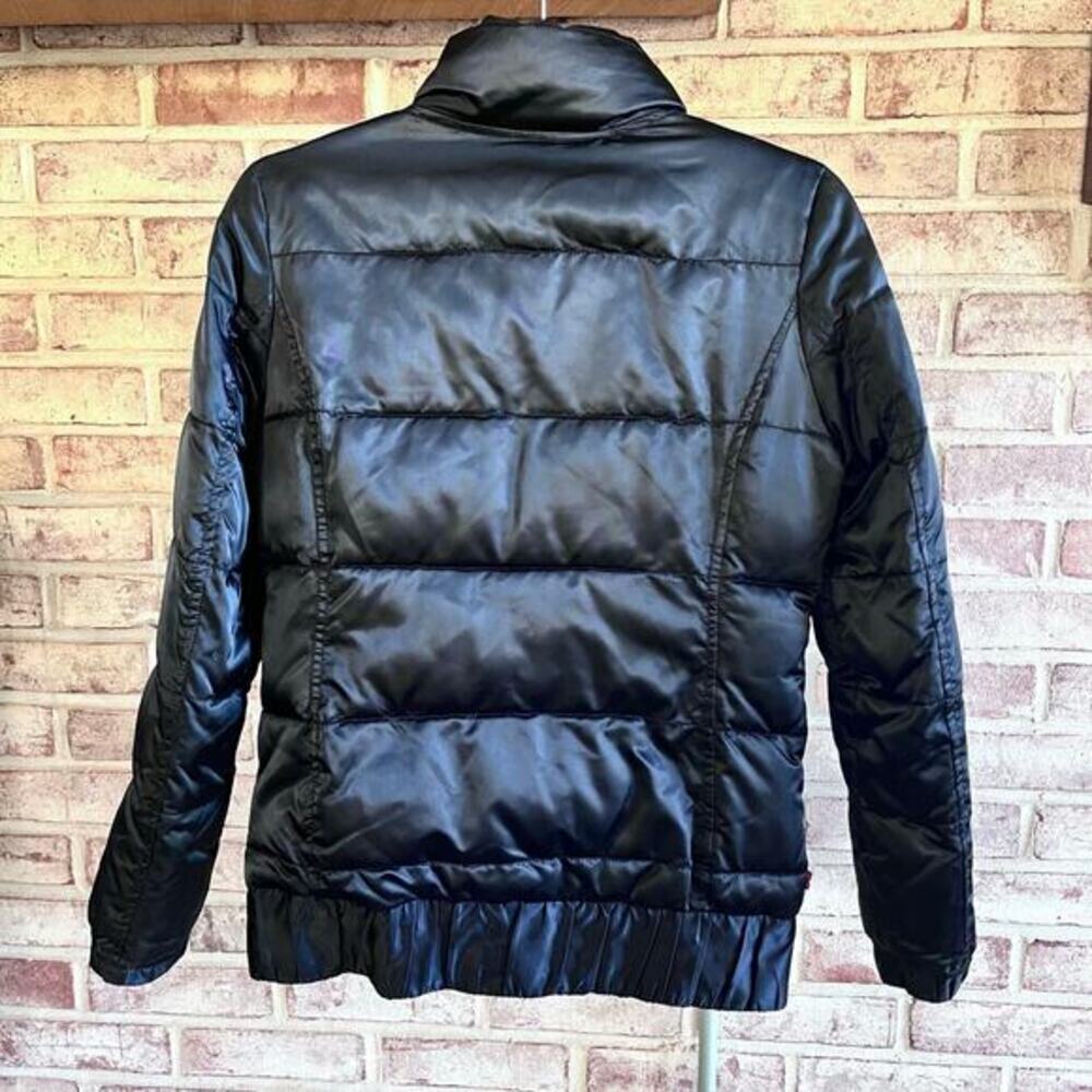 LEVIS Vintage Black Puffer Bomber‎ Jacket  (I352) - Picture 2 of 7